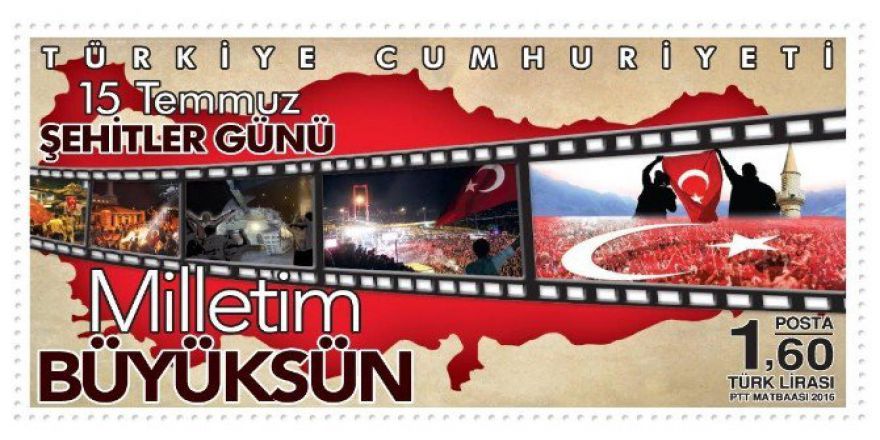 Ptt’den ‘15 Temmuz Şehitler Günü’ Konulu Anma Pulu