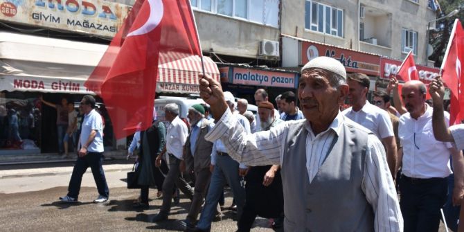 Kahta’da Teröre Tepki Yürüyüşü