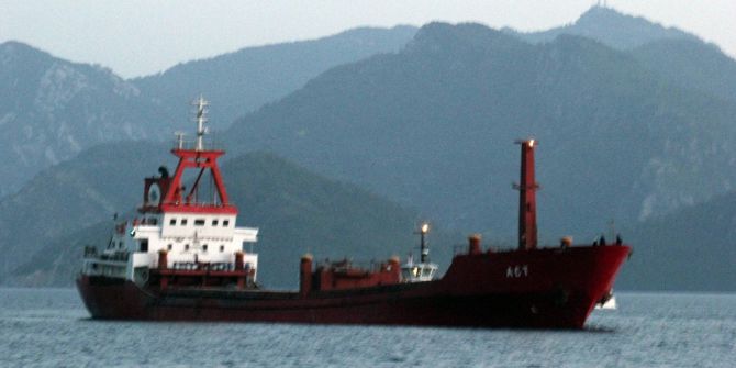 Saldırıya Uğrayan Türk Gemisi Marmaris Limanı’nda