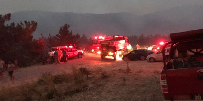 Denizli’de Çıkan Orman Yangınında İki Köy Boşaltıldı