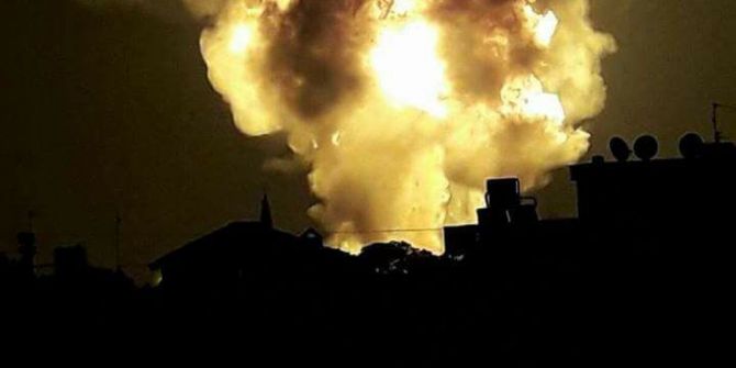 Yakıt Tankerinin Patlaması Cep Telefonu Kamerasında