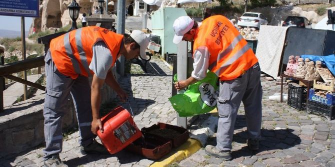 Uçhisar’da, Sokak Hayvanları Aç Kalmıyor