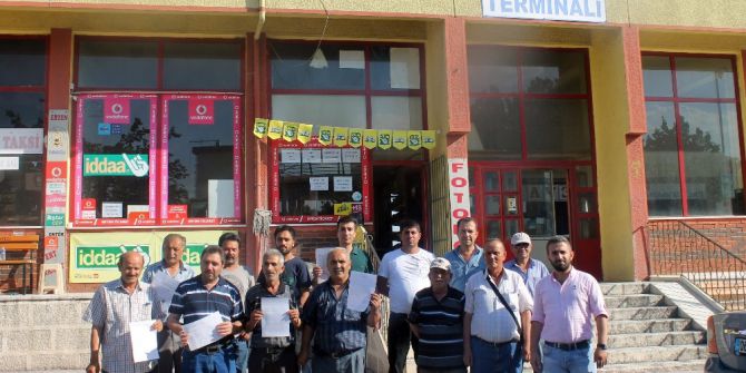 Polatlı Terminalinin Yıkım Kararına Protesto