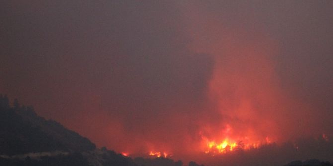 Denizli’deki Orman Yangını Devam Ediyor