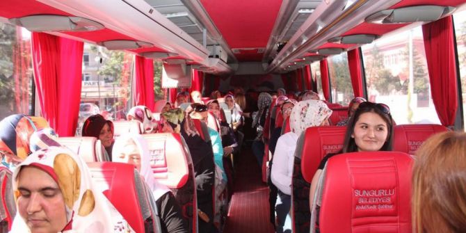 Şahiner Bayanları Çanakkale’ye Uğurladı