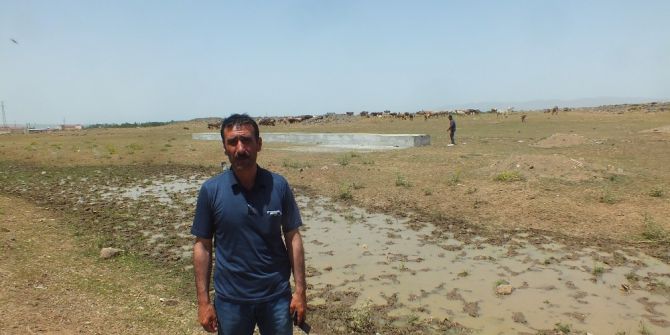 Yaylaya Çıkarılan Hayvanlar İçin Yalak Yapıldı