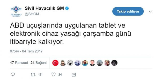 Elektronik Eşya Yasağıyla İlgili Bir Açıklama Da Shgm’den