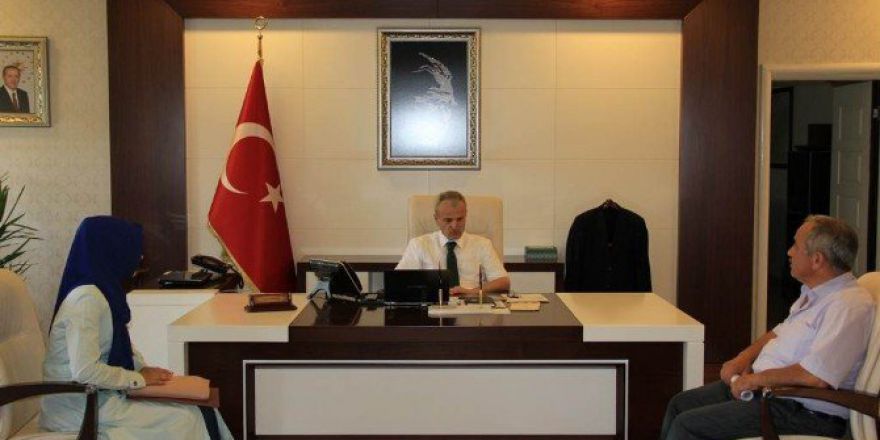 Demokrasi Şehidinin Ailesi Bartın Valiliği’nde