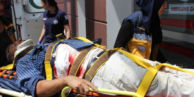 İnşaattan Düşen İşçi Yaralandı