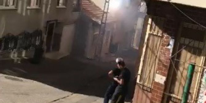 Elektrik Kabloları Şelale Gibi Yandı