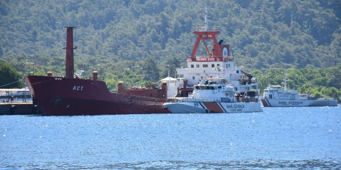 Yunanlıların Ateş Açtığı Kuru Yük Gemisi Marmaris’ten Ayrıldı