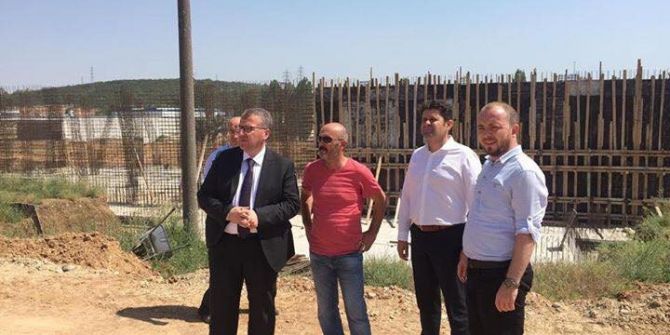 Milletvekili Eldemir Ve İl Başkanı Karabıyık Hastane İnşaatında İncelemelerde Bulundu