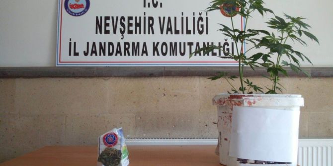 Nevşehir’de Esrar Yakalatan 1 Kişi Gözaltına Alındı