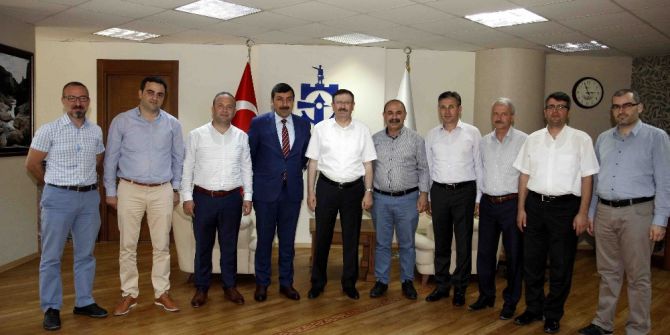 İştirakler Genel Müdürleri, Bayram’ı Ziyaret Etti