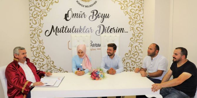 Nikahlarını Başkan Baran Kıydı