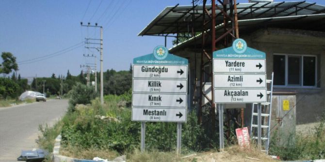 Köprübaşı’nda Trafik Yönlendirme Levhaları Yenilendi