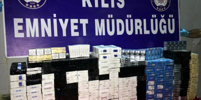 Kilis’te Kaçak Sigara Operasyonu