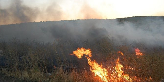 İtfaiyeden Anız Yangını Uyarısı