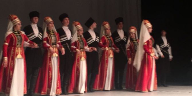 Kayseri’de Kafkas Halk Dansları Topluluğu Rüzgarı Esti