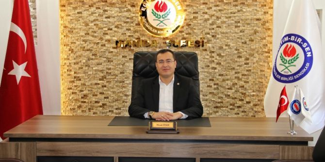 Eğitim Bir Sen Manisa Şube Başkanı Mesut Öner: