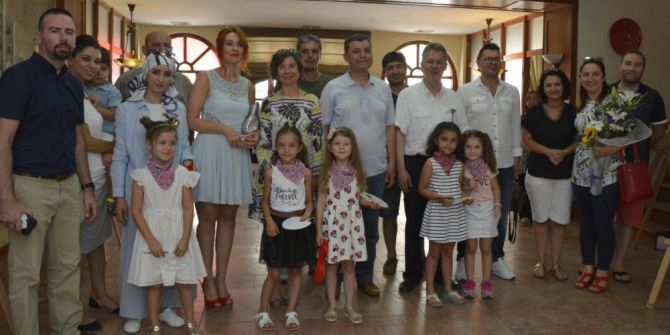 Çomü Kreş Öğrencilerinden Resim Sergisi