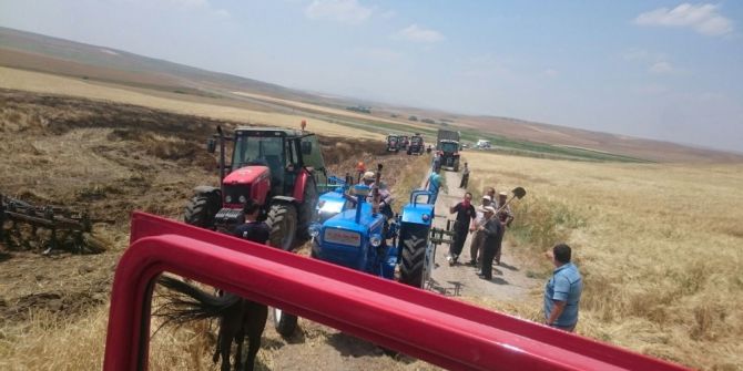 Kulu’da Arpa Ekili Alanda Yangın