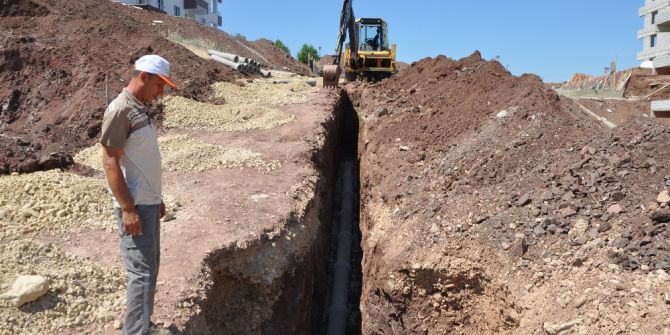 Gölbaşı İlçesinde Kanalizasyon Çalışması Yapıldı