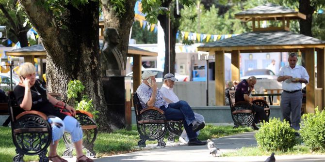 Kavurucu Sıcaklarda Park Serinliği