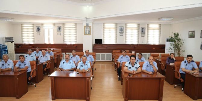 Kilis Belediyesi Zabıta Müdürlüğü Toplantı Yaptı