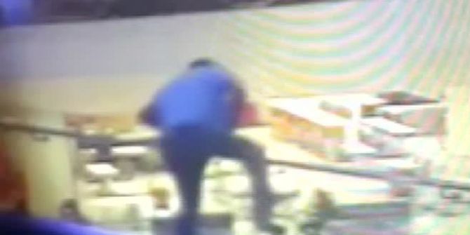 Üçüncü Kattan Atlama Anı Kameralara Yansıdı