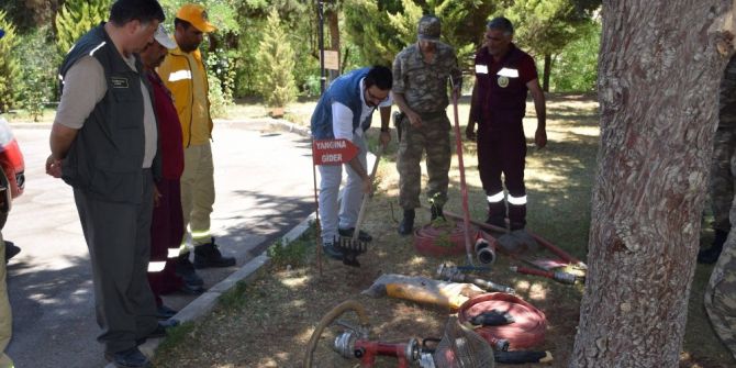 Jandarma Personeline Orman Yangını Eğitimi