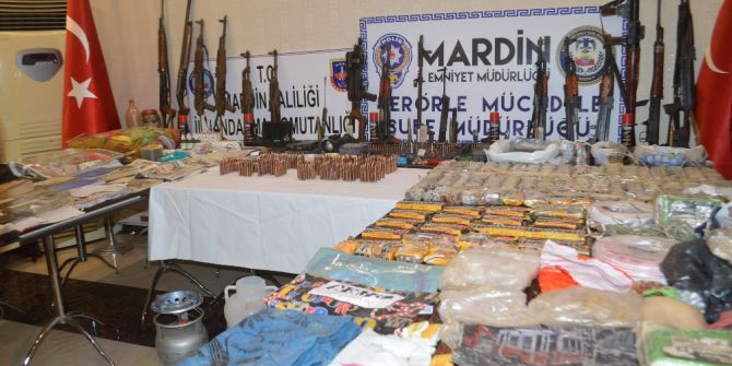 Dargeçit’te Çok Sayıda Silah Ve Mühimmat Ele Geçirildi