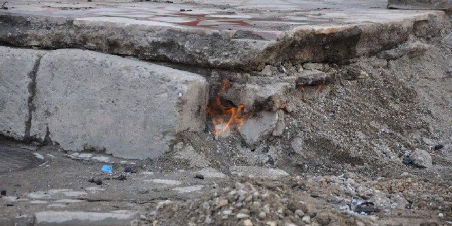 Siirt’te Doğalgaz Kaçağı Mahalle Sakinlerini Korkuttu