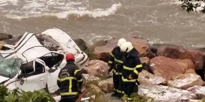 Hurdaya Dönen Araçtan Sağ Çıktı