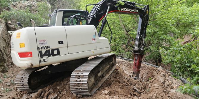 Düdüklü Suyu Hattı Yenileniyor