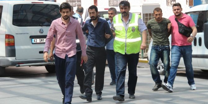 Konya’da Pazar Yerinde Dehşet Saçan 3 Şüpheli Adliyeye Sevk Edildi