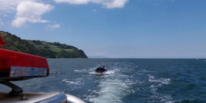 Mudanya Açıklarındaki Tekne Arama-kurtarma Ekiplerini Harekete Geçirdi