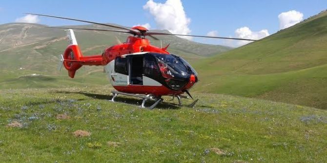 Ambulans Helikopter 9 Yılda 883 Vaka İçin Bin 560 Saat Havada Kaldı