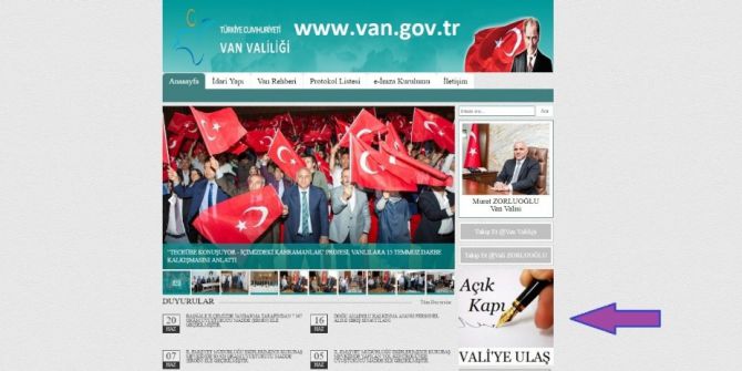 Halkın Vali Zorluoğlu’na Ulaşması Artık Daha Kolay