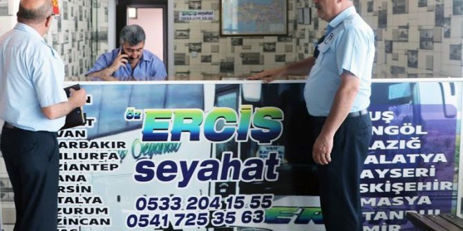 Van Şehirler Arası Yolcu Terminalinde Denetim
