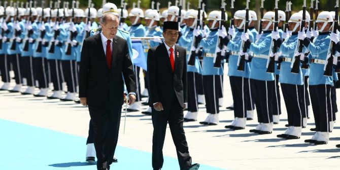 Cumhurbaşkanı Erdoğan, Endonezya Cumhurbaşkanı Widodo’yu Resmi Törenle Karşıladı