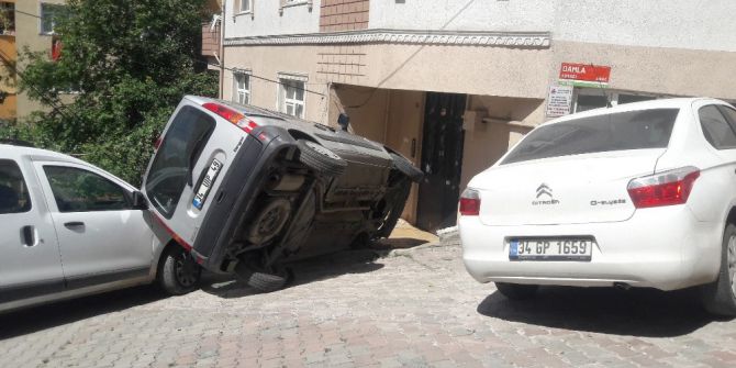 Kağıthane’de Akıl Almaz Kaza