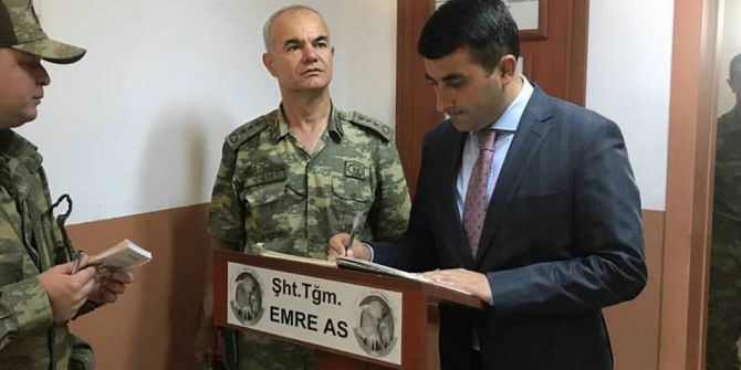 Kaymakam Bayır, Sınır Karakollarını Ziyaret Etti