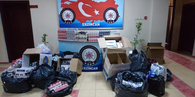 Erzincan’da Kaçak Sigara Operasyonu