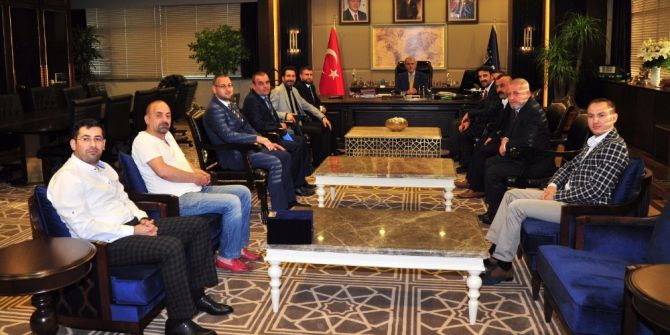 İnegölspor Yönetiminden Altepe’ye Ziyaret