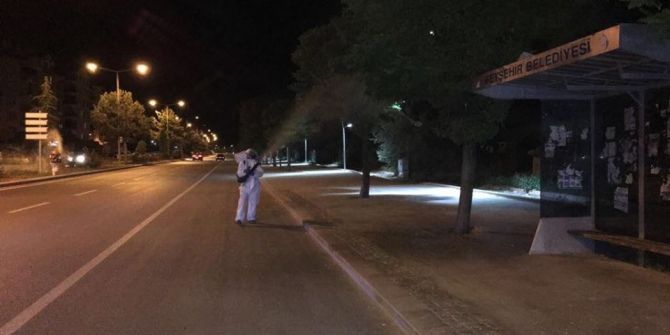 Beyşehir’in Park Ve Yeşil Alanları Dezenfekte Ediliyor