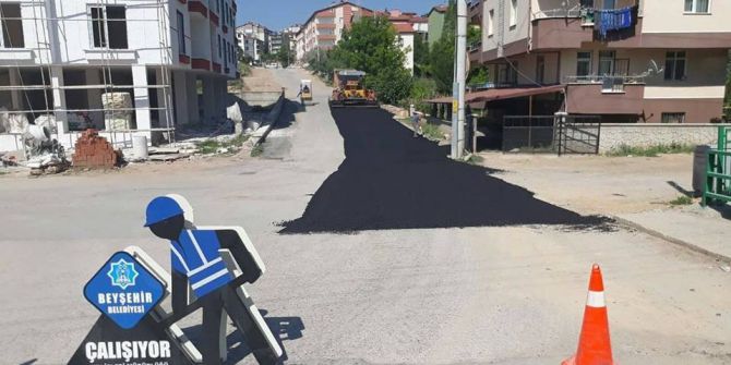 Beyşehir’de Yol Çalışmaları Devam Ediyor