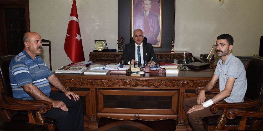 Şanlıurfalı Gazi Vali Tuna’yla Görüştü