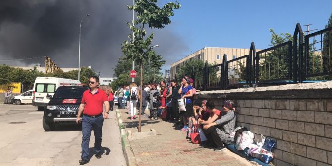 Bursa’daki Fabrika Yangınında 100 İşçi Kısa Sürede Tahliye Edildi