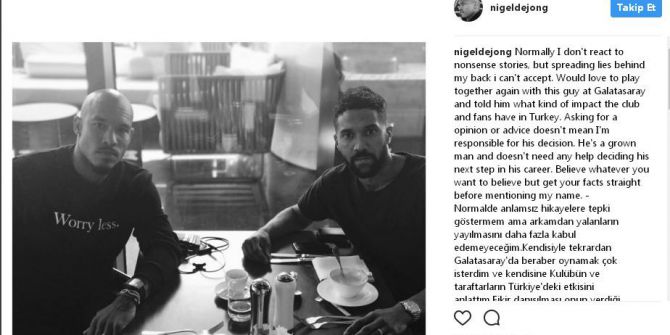 Nigel De Jong’dan Gael Clichy Açıklaması